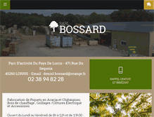 Tablet Screenshot of piquet-bois-bossard.com